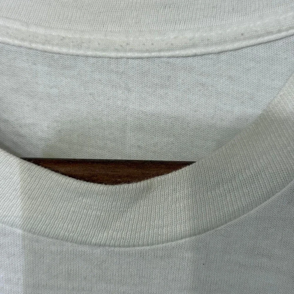 Thrust for justice 1980s white single stitch cotton t-shirt - Picture 5 of 5